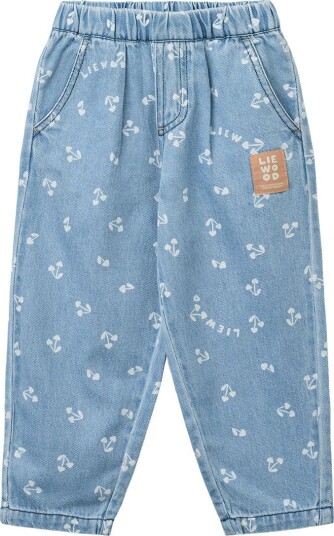 Liewood Borris Light Printed Denim Pants Blue 86 Liewood Borris Light Printed Denim Pants Blue 86