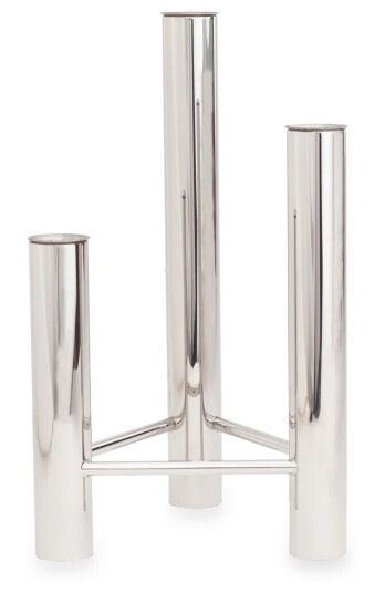 Kay Bojesen VISTA vase og lysestake Polished steel