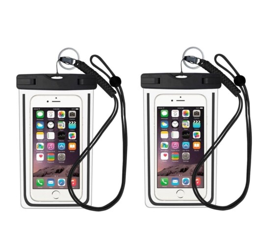 INF Vanntett deksel for smarttelefon - universell størrelse 2-pack INF Vanntett deksel for smarttelefon - universell størrelse 2-pack