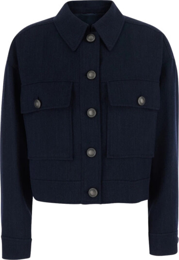 Brunello Cucinelli Dame Jakker Blå M, Brunello Cucinelli Dame Jakker Blå M,