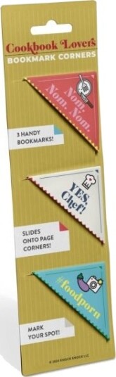 Knock Knock Cookbook Lovers Bookmark Corners