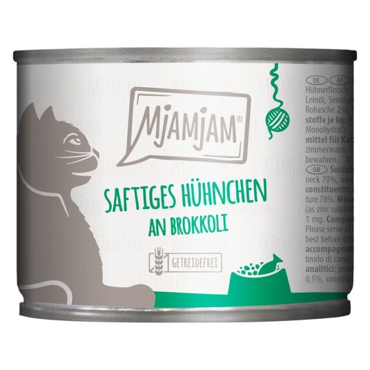 Mjamjam Økonomipakning 24 X 200 G Saftig Kylling Med Brokkoli