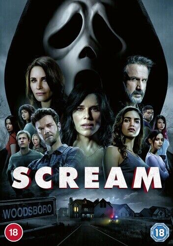 Scream DVD 2022 Neve Campbell, Bettinelli-Olpin DIR cert 18 Englist Brand New