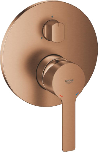 Grohe Lineare dusjbatteri, børstet kobber copper