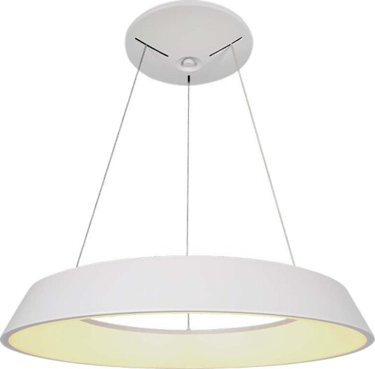48W LED designer pendel dimbar Ø48,5cm 360 grader hvit rund inkl. lyskilde Dimbar : Dimbar Kulør : Nøytral 48W LED designer pendel dimbar Ø48,5cm 360 grader hvit rund inkl. lyskilde Dimbar : Dimbar Kulør : Nøytral