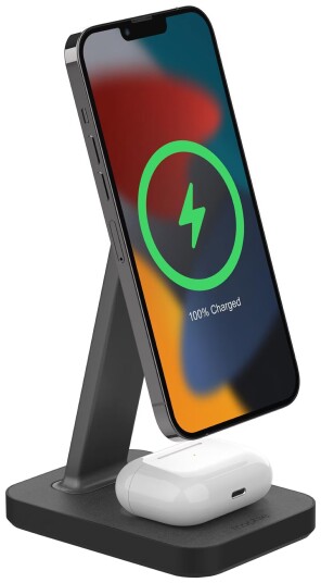 Mophie Snap+ Trådløs 15W Ladestativ Svart til Mobiltelefon