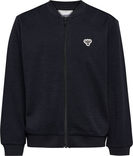 Hummel Bee Jr ull/bomull zip jakke - black