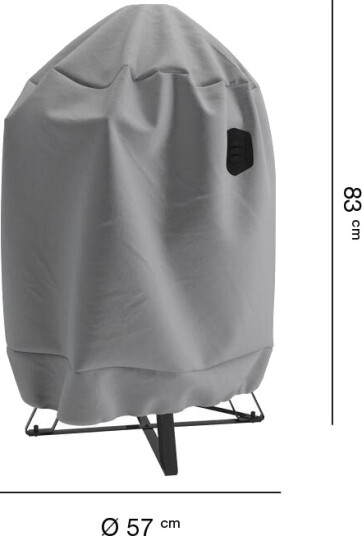 AquaShield Grilltrekk AquaShield Til kulegrill 57 cm Grå