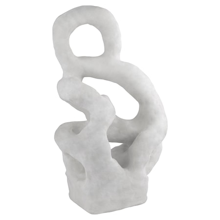 Art Piece Skulptur 19 x 14 x 32 cm Benhvit Art Piece Skulptur 19 x 14 x 32 cm Benhvit