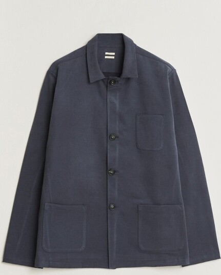 Massimo Alba Florida Brushed Cotton Jacket Navy