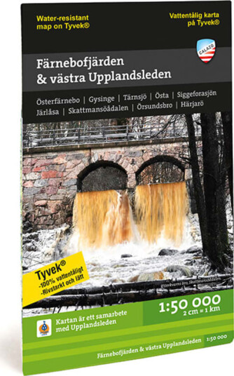 Calazo förlag Färnebofjärden och västra Upplandsleden 1:50.000 OneSize, NoColour