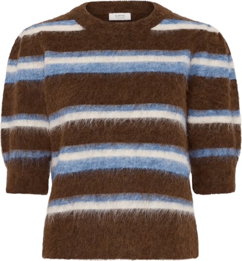 b.young Bymilou Ss Jumper   Brown   XXL