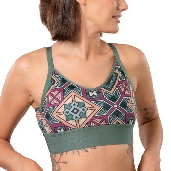 Kari Traa BH Fröya Wool Sports Bra Grønn polyester Large Dame