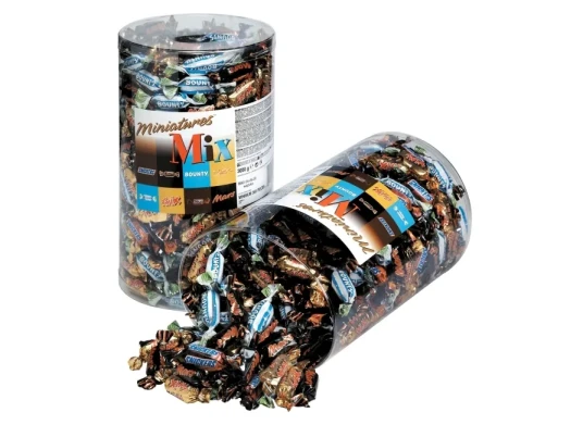 Chokolade Mars Miniature Mix M/296 Stk. 3Kg