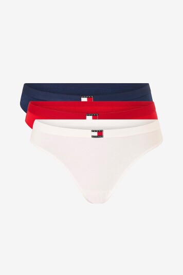 Tommy Hilfiger   Stringtruser Thong 3 pakning   Flerfarget