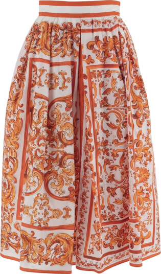 Dolce & Gabbana Dame Skjørt Flerfarget M, Dolce & Gabbana Dame Skjørt Flerfarget M,