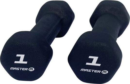 Master Fitness Neoprenhantlar i par, Hantlar Neoprene/Vinyl