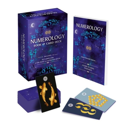 Numerology Book & Card Deck Includes 52 cards and a 128page illustrated book