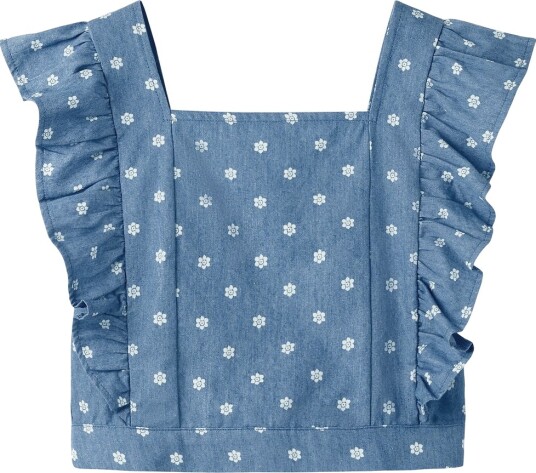 Name It Topp - NkfFikka - Blue Der borte - Name It - 13-14 år (158-164) - Singlet - Blå