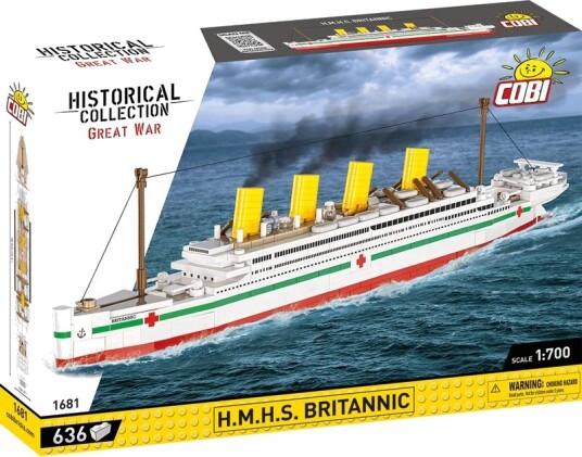 Cobi Historical Collection Byggesett 640 Deler H.M.H.S. Britannic
