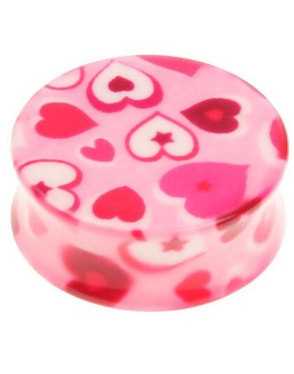 June Body Pink Hearts Piercing Plugg June Body Pink Hearts Piercing Plugg