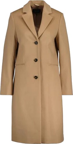 GANT D1 . Wool Blend Tailored Coat Dark Khaki XL GANT D1 . Wool Blend Tailored Coat Dark Khaki XL
