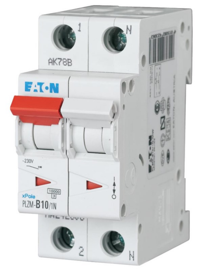 Eaton Plz6-c10/1n-mw - miniature circuit breaker mcb (4015082428075)