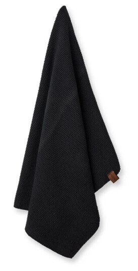 Humdakin Knitted kjøkkenhåndkle 45 x 70 cm Coal