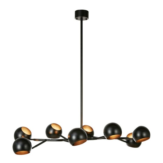 Markslöjd - Edgar pendellampe 8 lys 113 cm svart Markslöjd - Edgar pendellampe 8 lys 113 cm svart