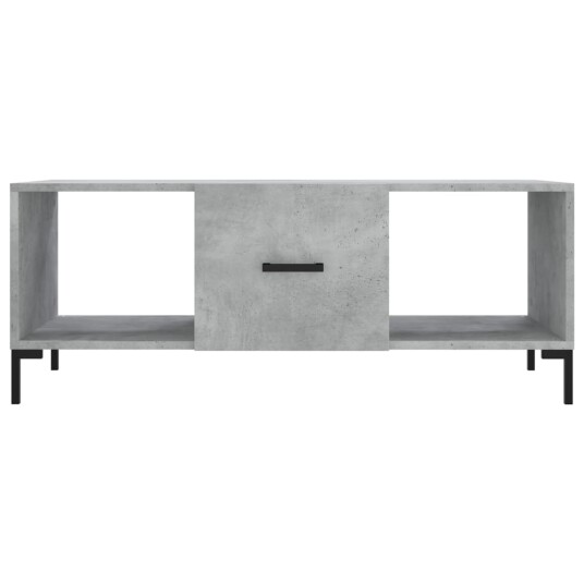 Salongbord betonggrå 102x50x40 cm konstruert tre 8720845427658