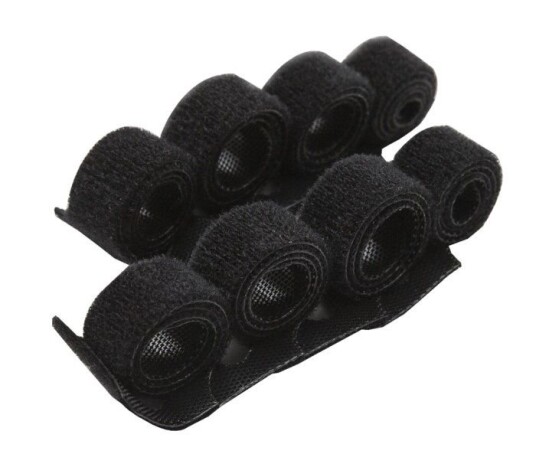 Luxorparts Kabelsamler 8-pk. Svart