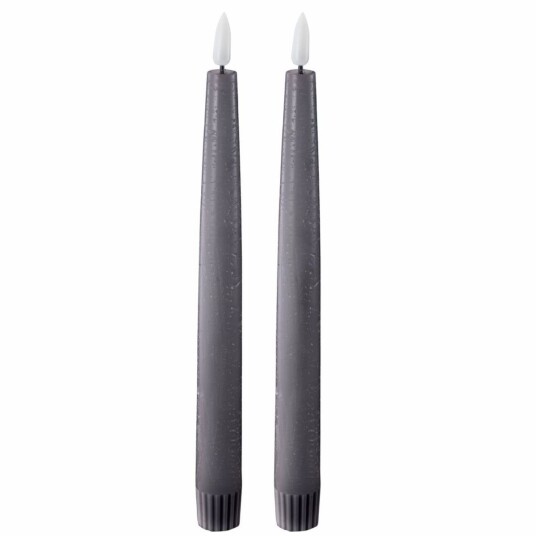 Edelweiss   LED kronelys 2,2x22 cm 2 stk dark gray