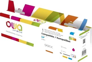 OWA HP 991X gul kompatibel blekkpatron 247 ml K20801OW
