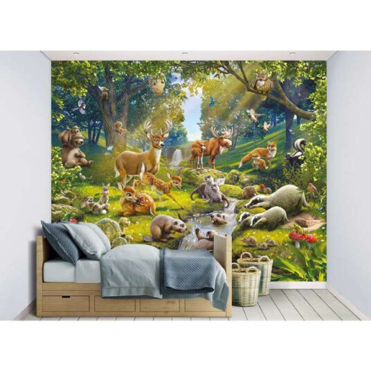 Walltastic Skogens Dyr Tapet 3d Tapet 43060 Walltastic Skogens Dyr Tapet 3d Tapet 43060
