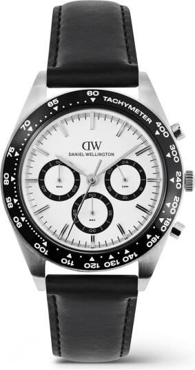 Silver 42mm Watch Iconic Tachymeter Sheffield | DW