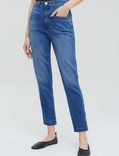 Closed Pedal Pusher Jeans Mid Blue Blue 36 Closed Pedal Pusher Jeans Mid Blue Blue 36