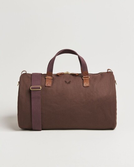Bennett Winch Canvas Suit Carrier Holdall Chocolate Bennett Winch Canvas Suit Carrier Holdall Chocolate