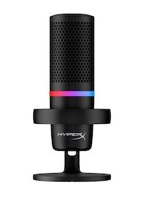 HyperX DuoCast RGB Kondensator Mikrofon for PC og Gaming - Svart