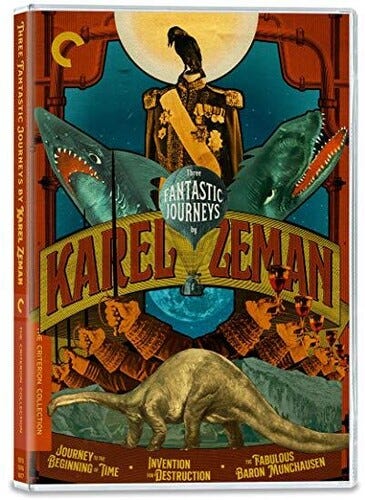Three Fantastic Journeys By Karel Zeman DVD