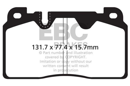Bremseklosser EBC Brakes DP42168R
