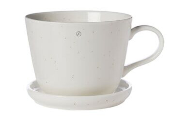 Ernst Form Kaffekopp med Underskål Ø 9 x 7 cm Porselen Vanilje Ernst Form Kaffekopp med Underskål Ø 9 x 7 cm Porselen Vanilje