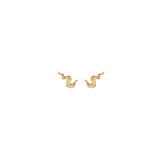 Maanesten Era Earrings Øredobber Gull