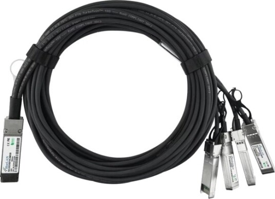 Blueoptics Lswm1qstk4 Bl 3 M Qsfp 4Xsfp+ Hankjønn/Hankjønn
