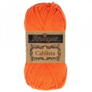 Scheepjes Cahlista Garn Unicolor 189 Royal Orange Scheepjes Cahlista Garn Unicolor 189 Royal Orange