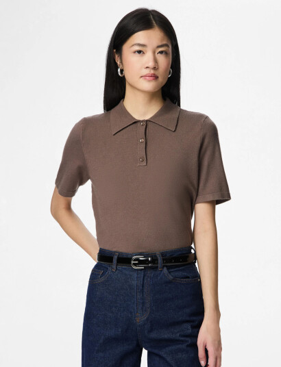 Pieces Pcestina Leather Jeans Belt Noos - Black - 90