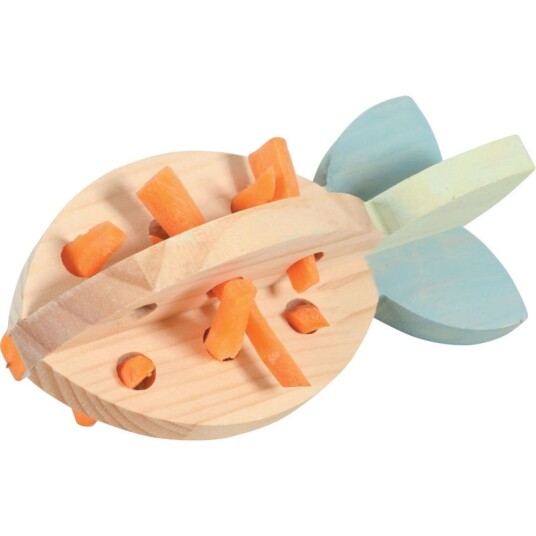Zolux Cosy Wood Gulrotholder I Tre Zolux Cosy Wood Gulrotholder I Tre