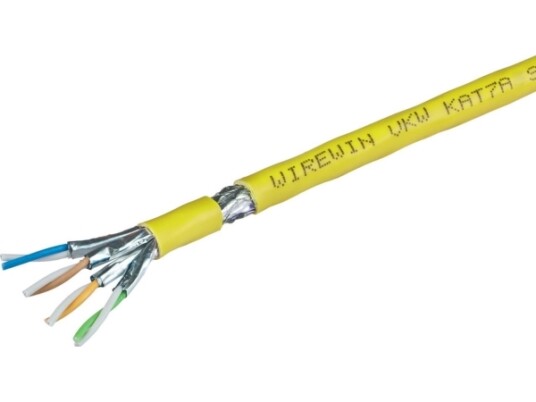 Wirewincat.7 Rohkabela Installasjonskabel S/Ftp 1200Mhz Lsoh3 Dupleks Poe Optimalisert 500M Nettverkskabel Vkw Sftp K7a L3 500Dxq VKWSFTPK7AL3500DXQ