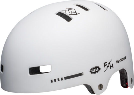 Bell Local Mat White Fasthouse L, Matte White Fasthouse Bell Local Mat White Fasthouse L, Matte White Fasthouse