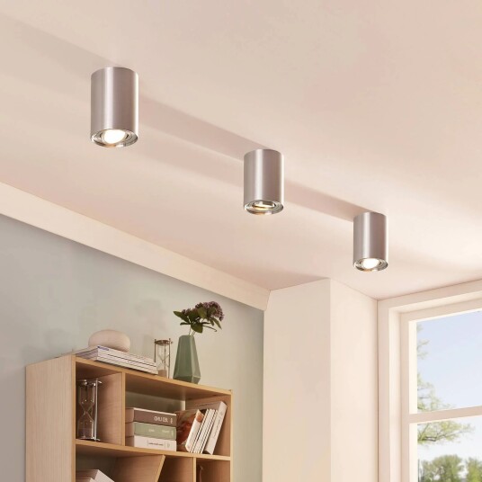 Arcchio takspot Jolina rund sett med 2 stk aluminium