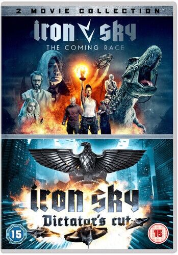Iron Sky 1 & 2 DVD 2019 Julia Dietze Vuorensola DIR cert 15 2 discs Englist Brand New